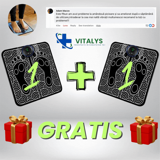 1+1 Placa Cu Masaj Magnetic